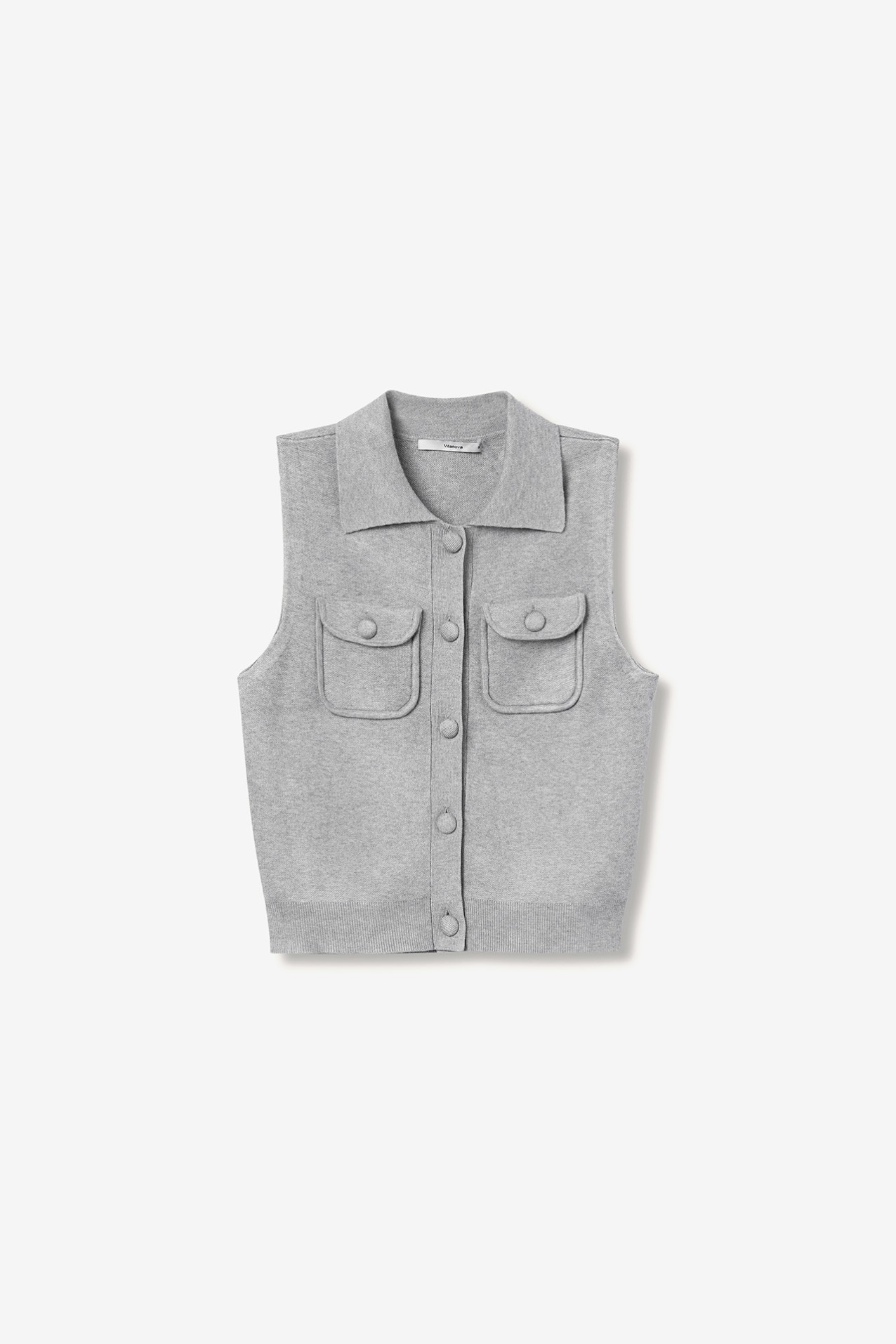Knit Vest with Pockets