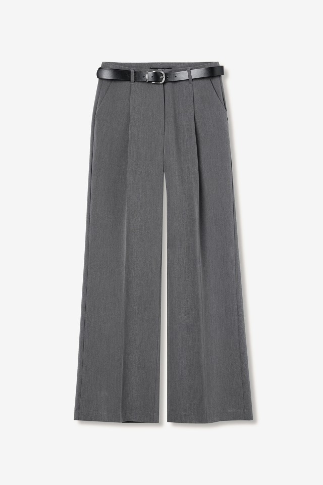 Wide Leg Pants With Belt Wide Leg Pants With Belt