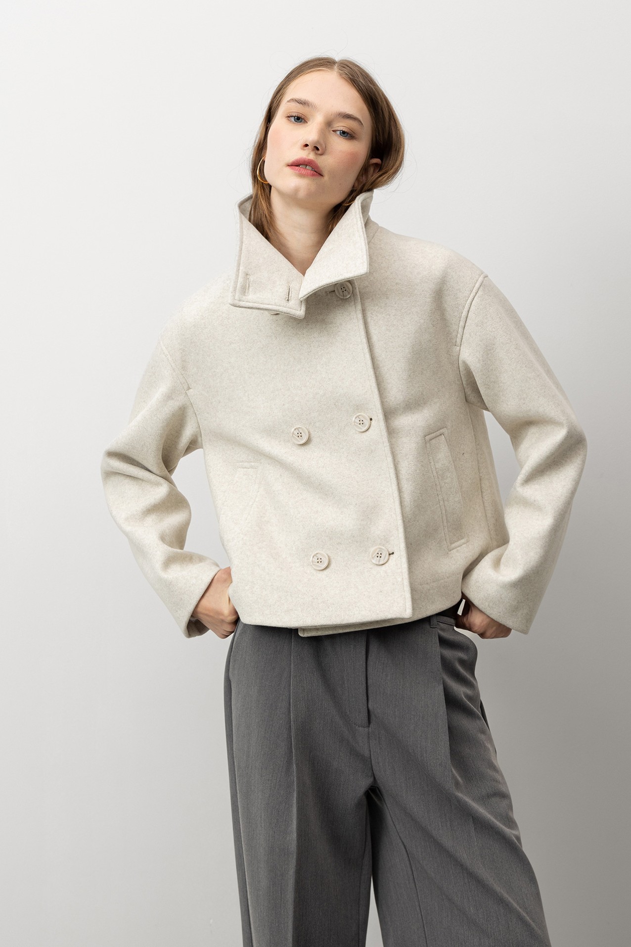 Beige Short Coat