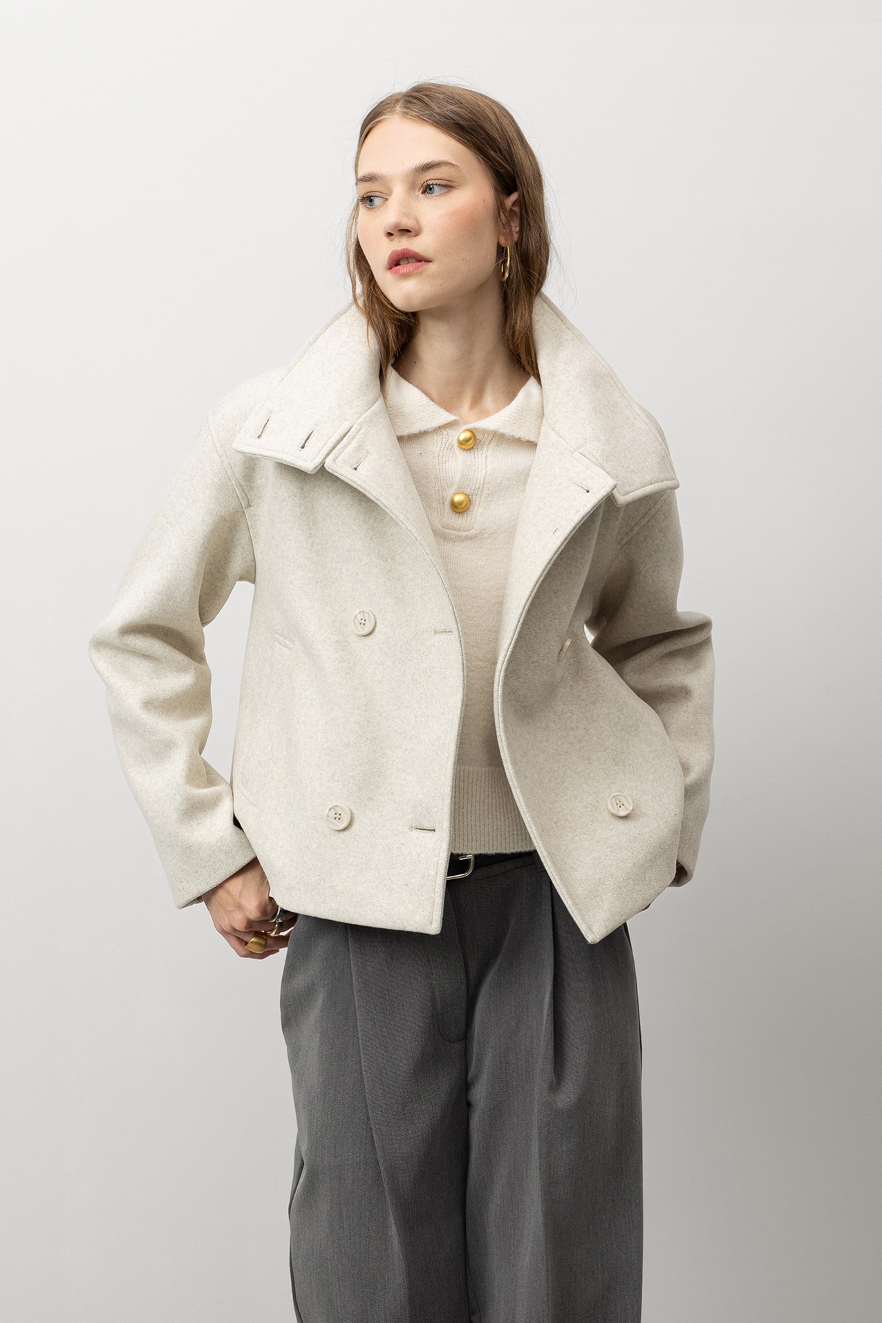 Beige Short Coat