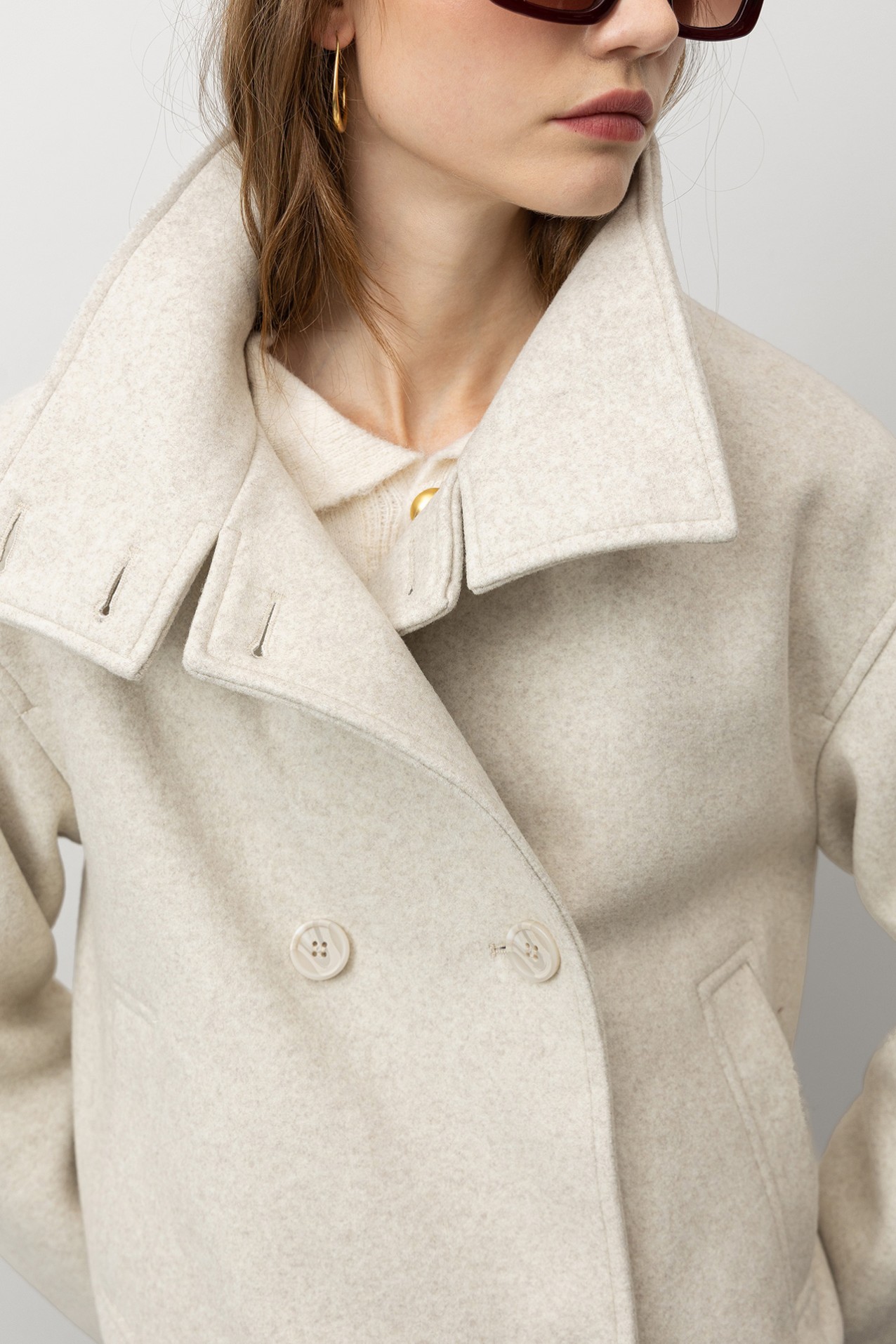 Beige Short Coat