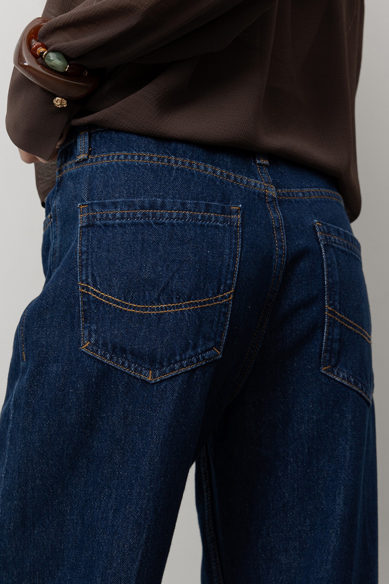 Wide Leg Denim Jeans