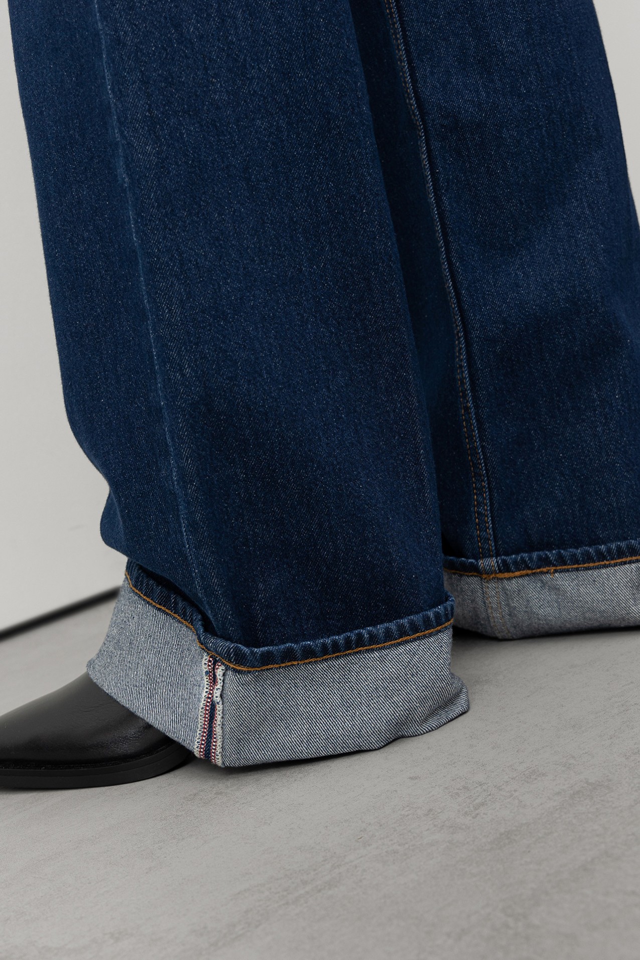 Wide Leg Denim Jeans