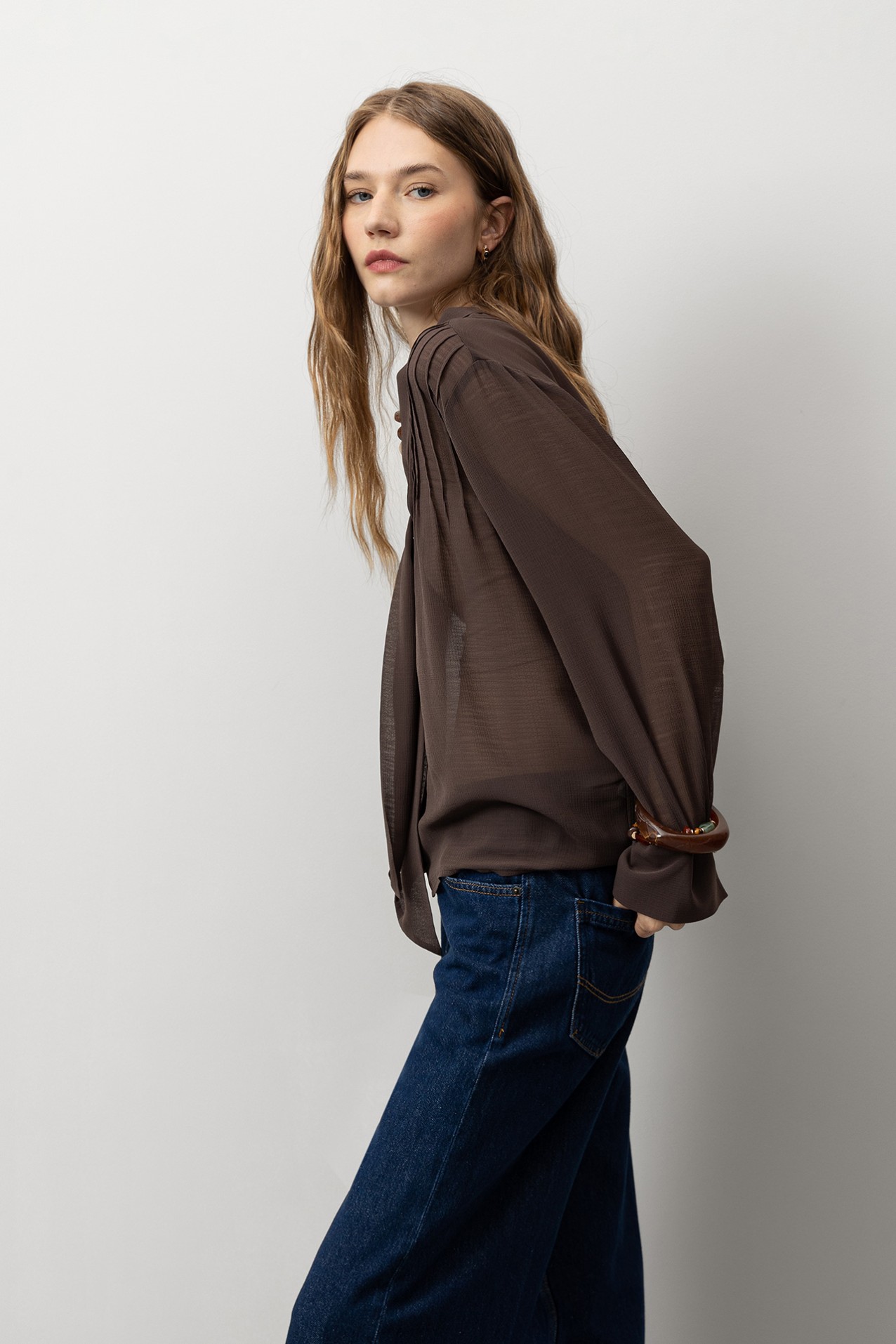 Camisa Relaxed com Amarrao