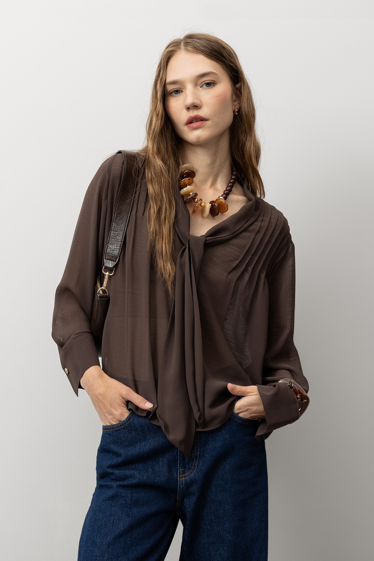 Camisa Relaxed com Amarrao