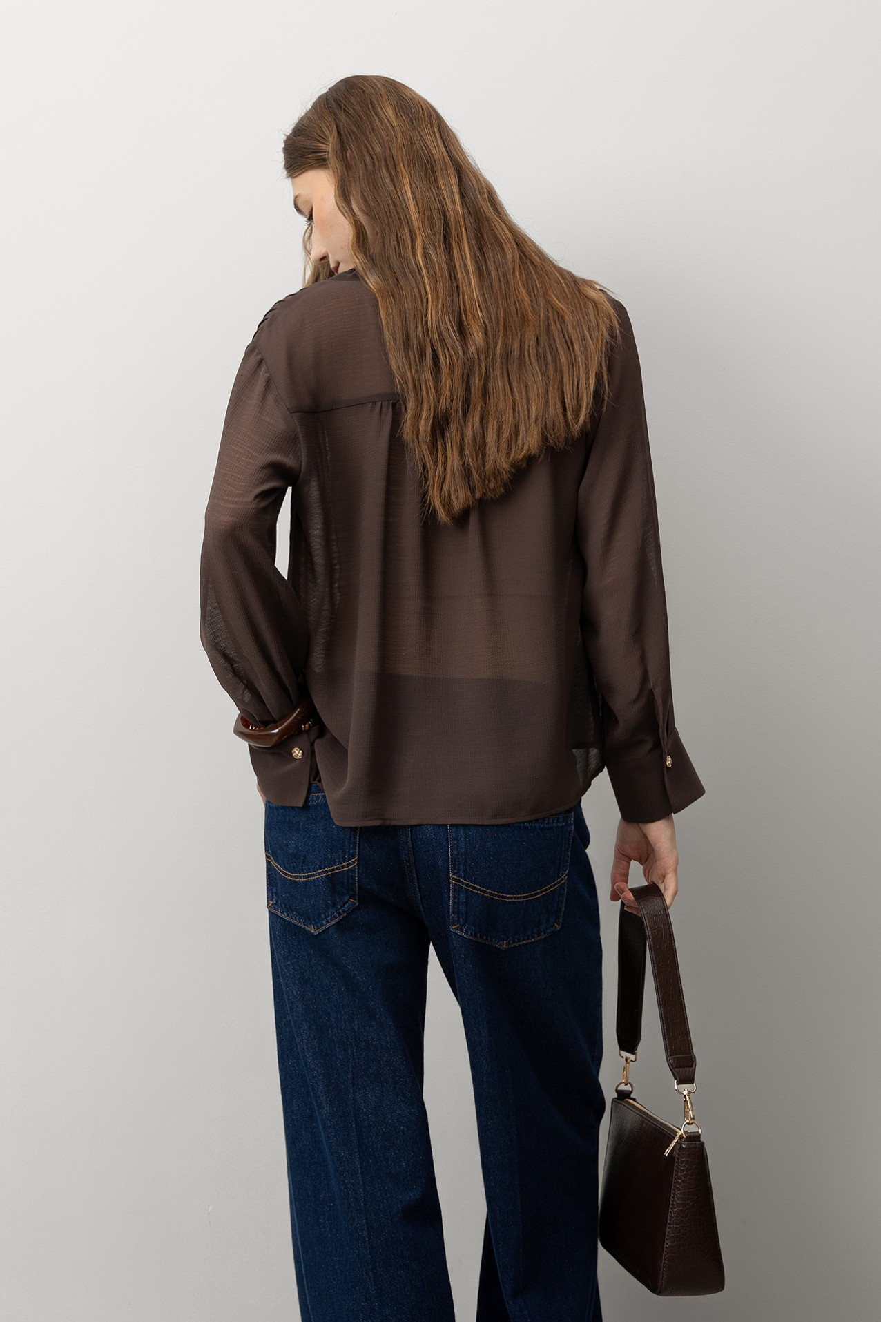 Camisa Relaxed com Amarrao