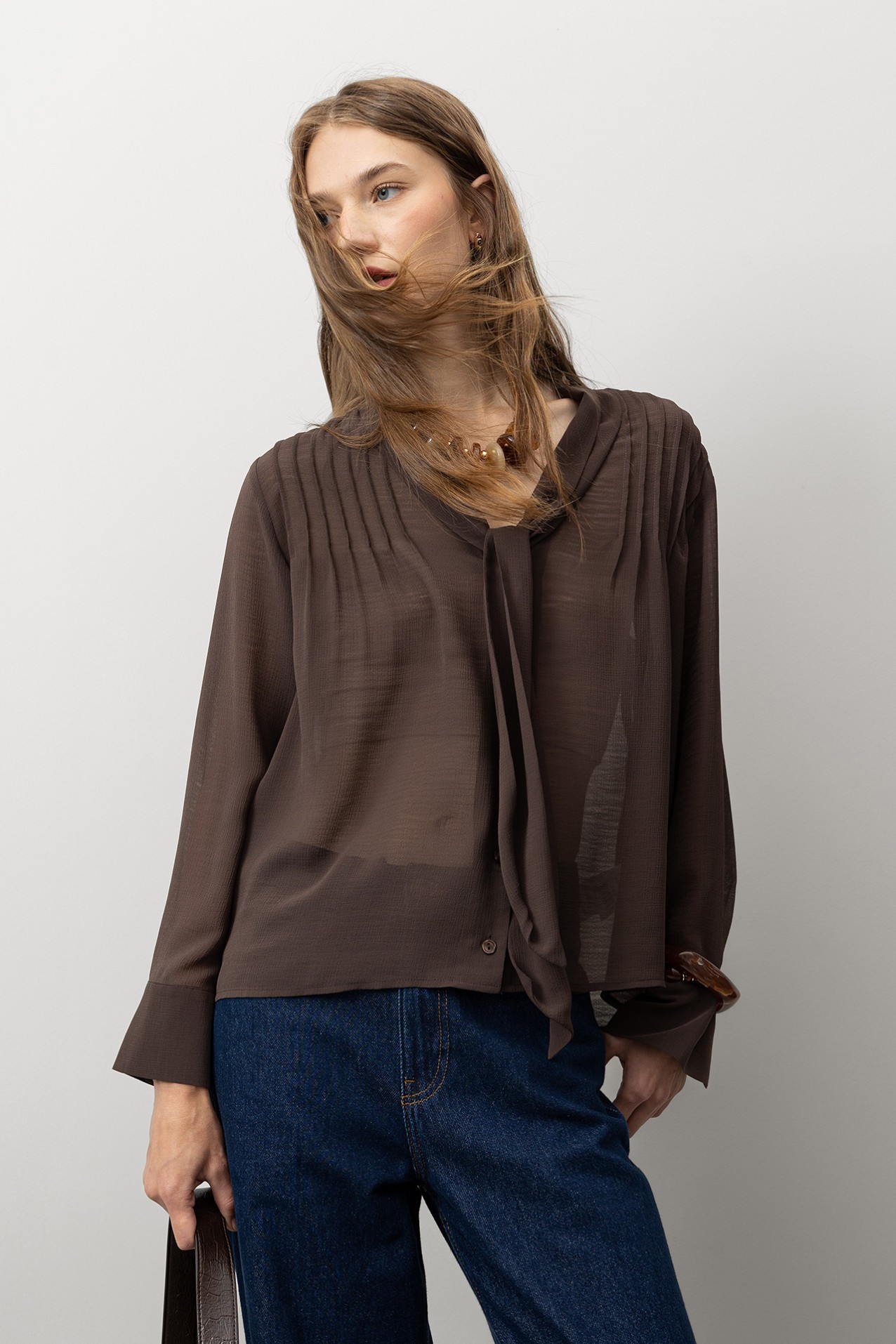 Camisa Relaxed com Amarrao