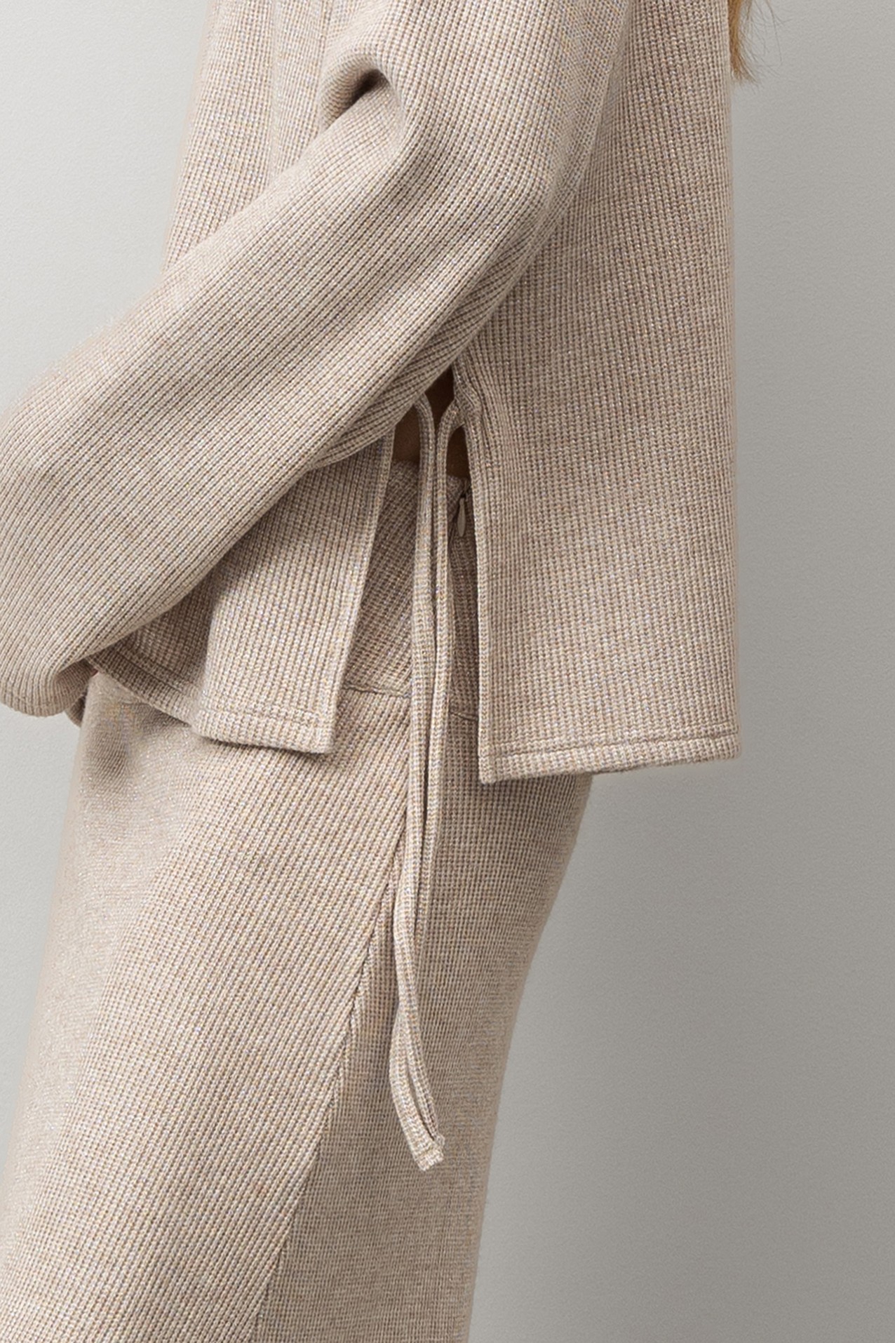 Long Sleeve T-shirt with Drawstrings