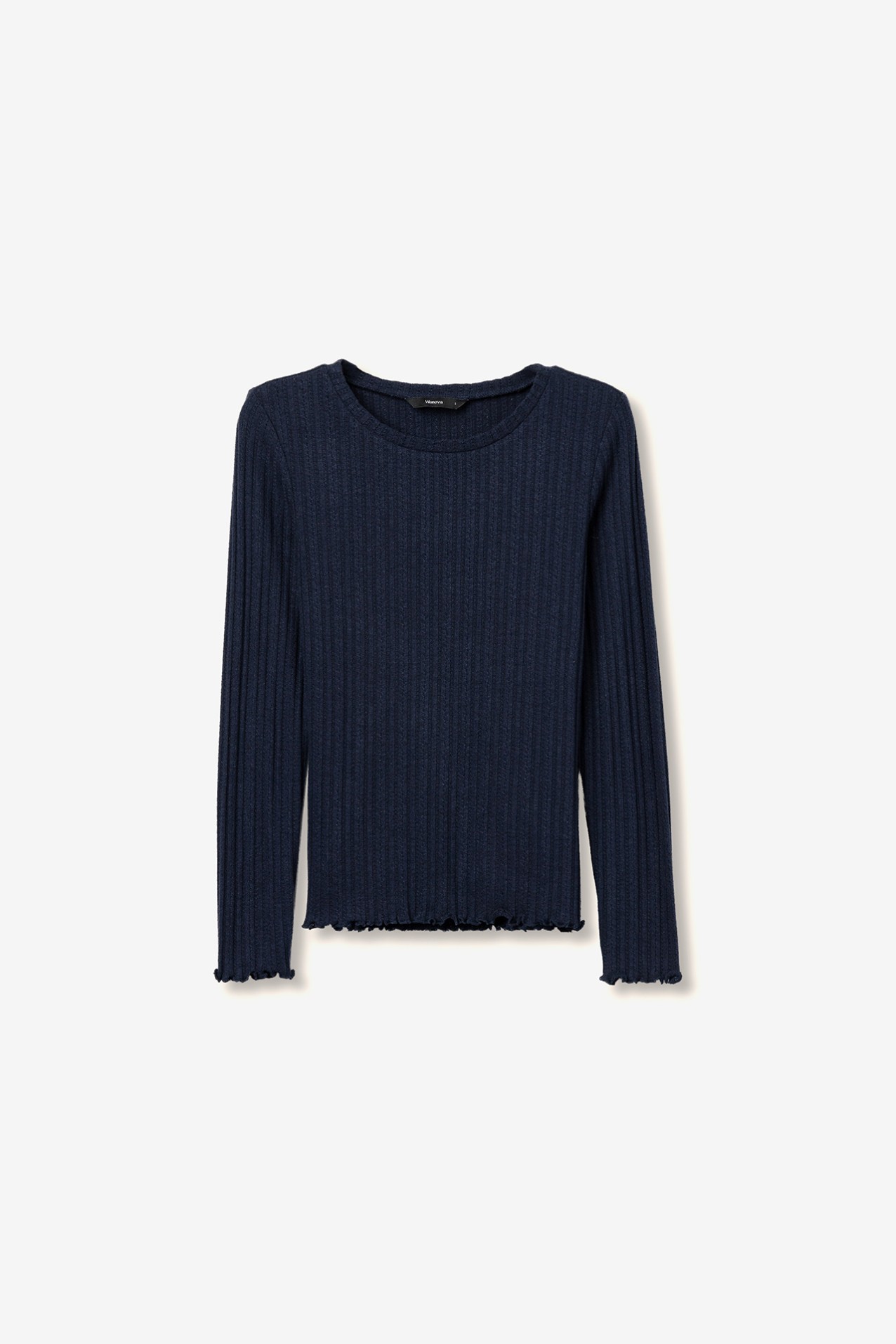 Ribbed Long Sleeve T-shirt