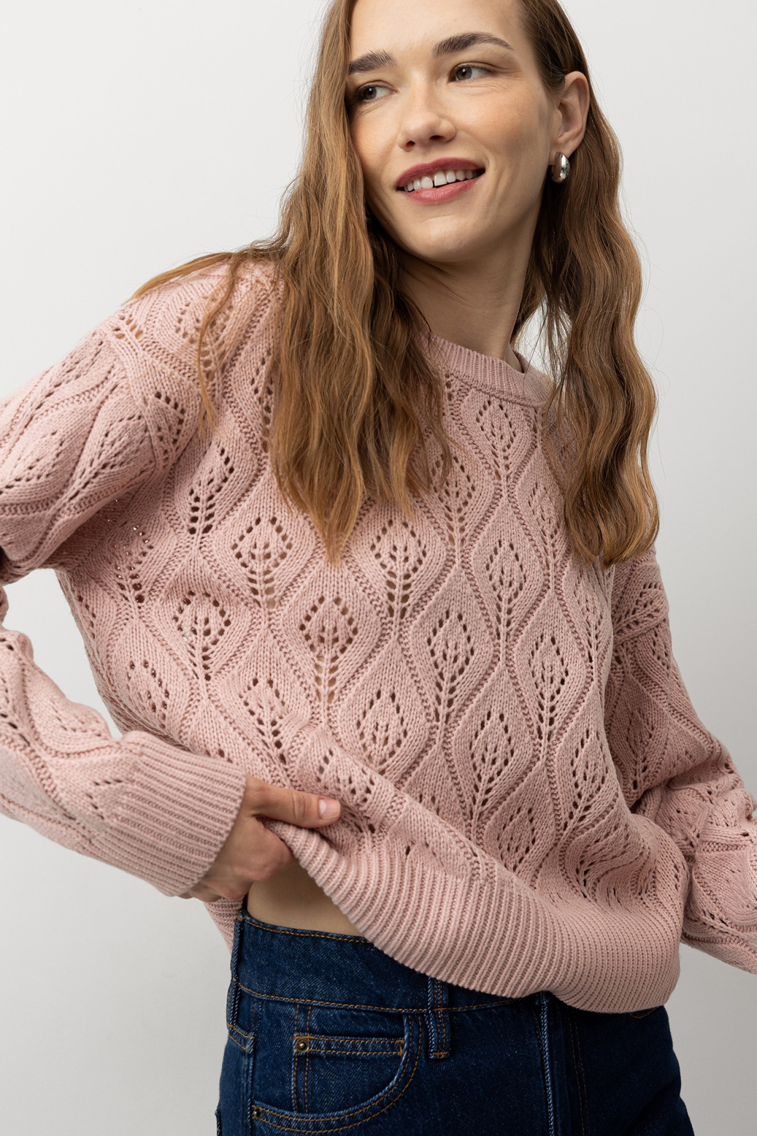 Jersey Corte Relaxed Punto Hoja