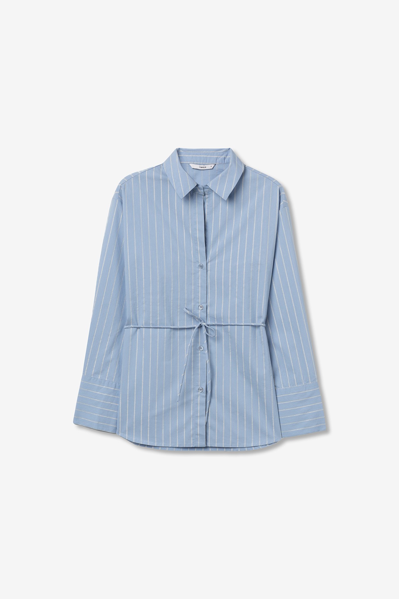 Camisa com Riscas Metlicas