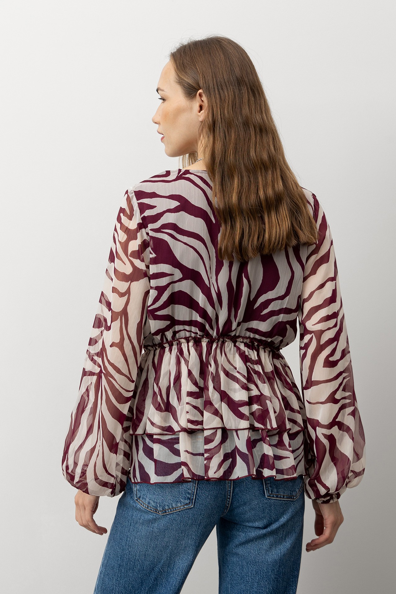 Flowy Blouse with Ruffles