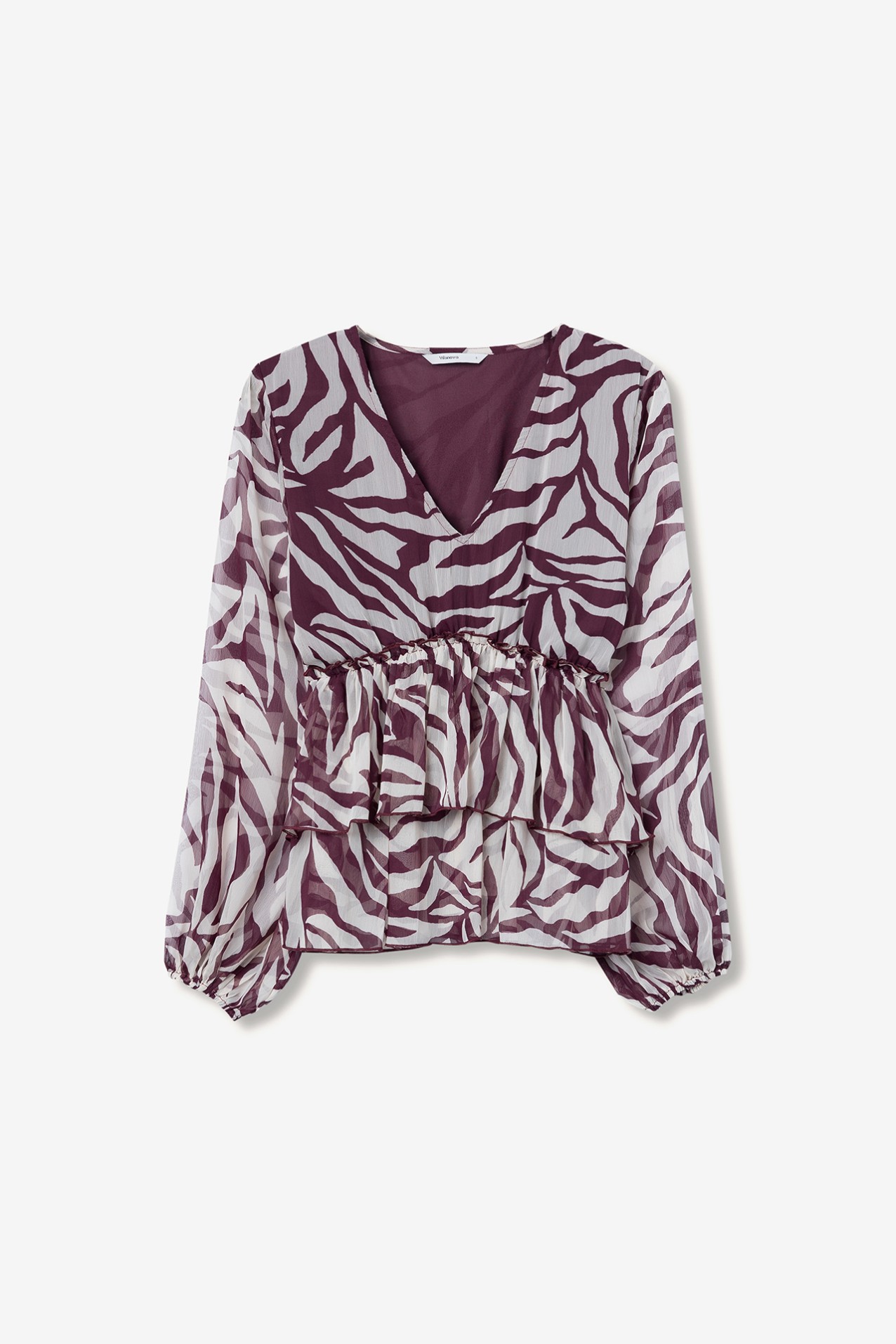 Flowy Blouse with Ruffles