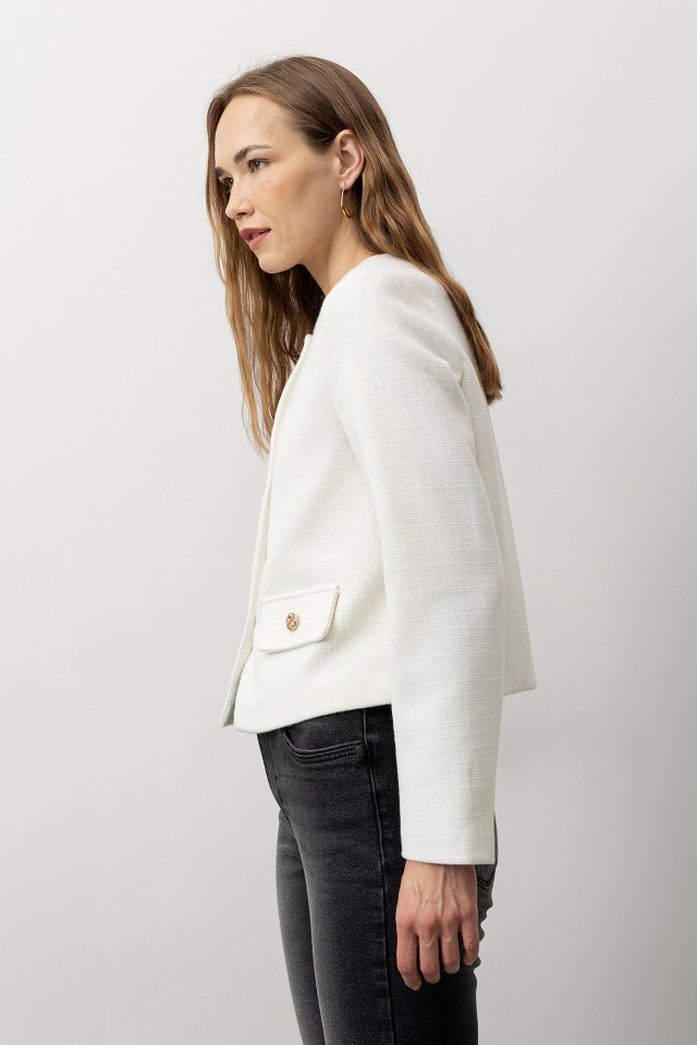 Casaco Curto Regular Fit Casaco Curto Regular Fit