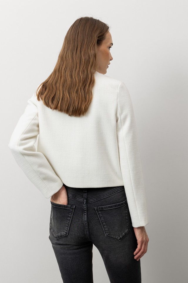 Casaco Curto Regular Fit Casaco Curto Regular Fit