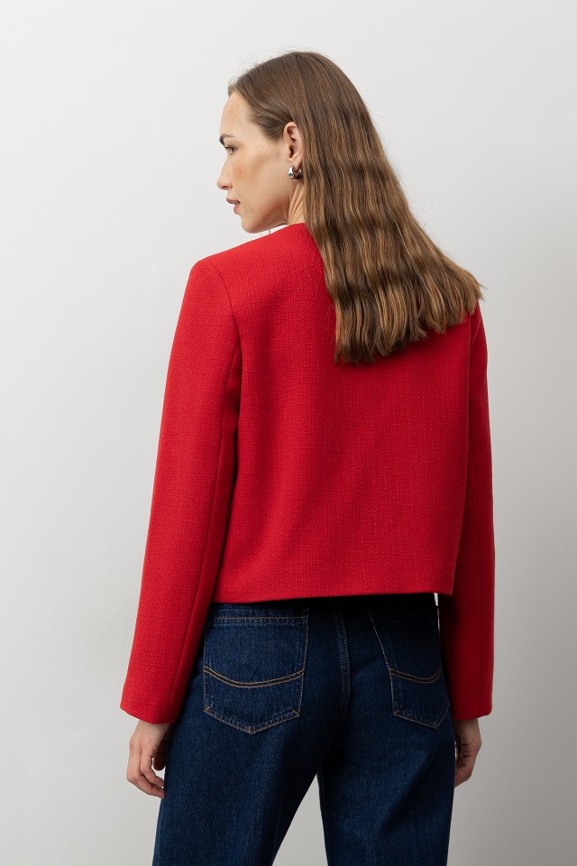 Casaco Curto Regular Fit Casaco Curto Regular Fit