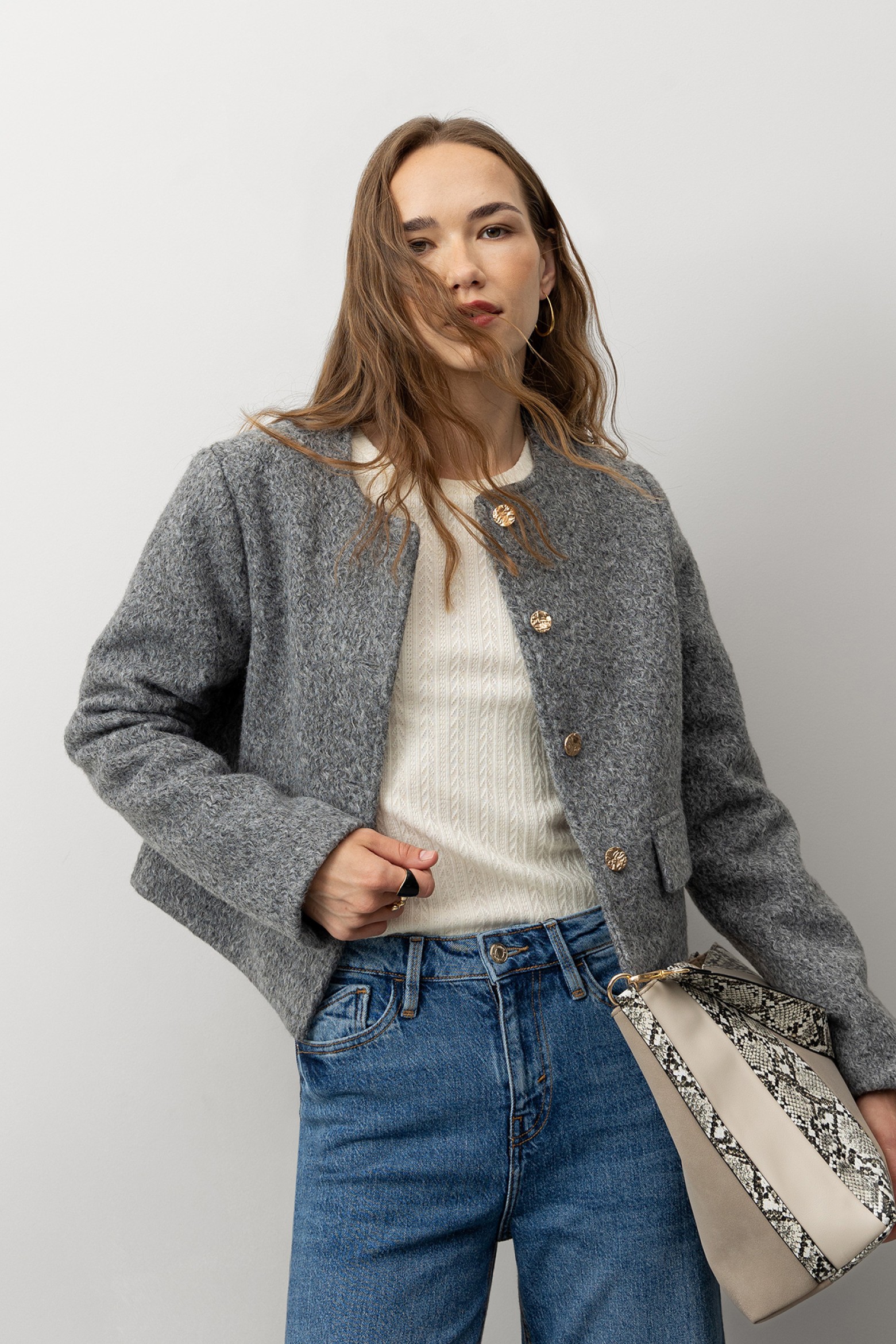 Short Boucl Jacket