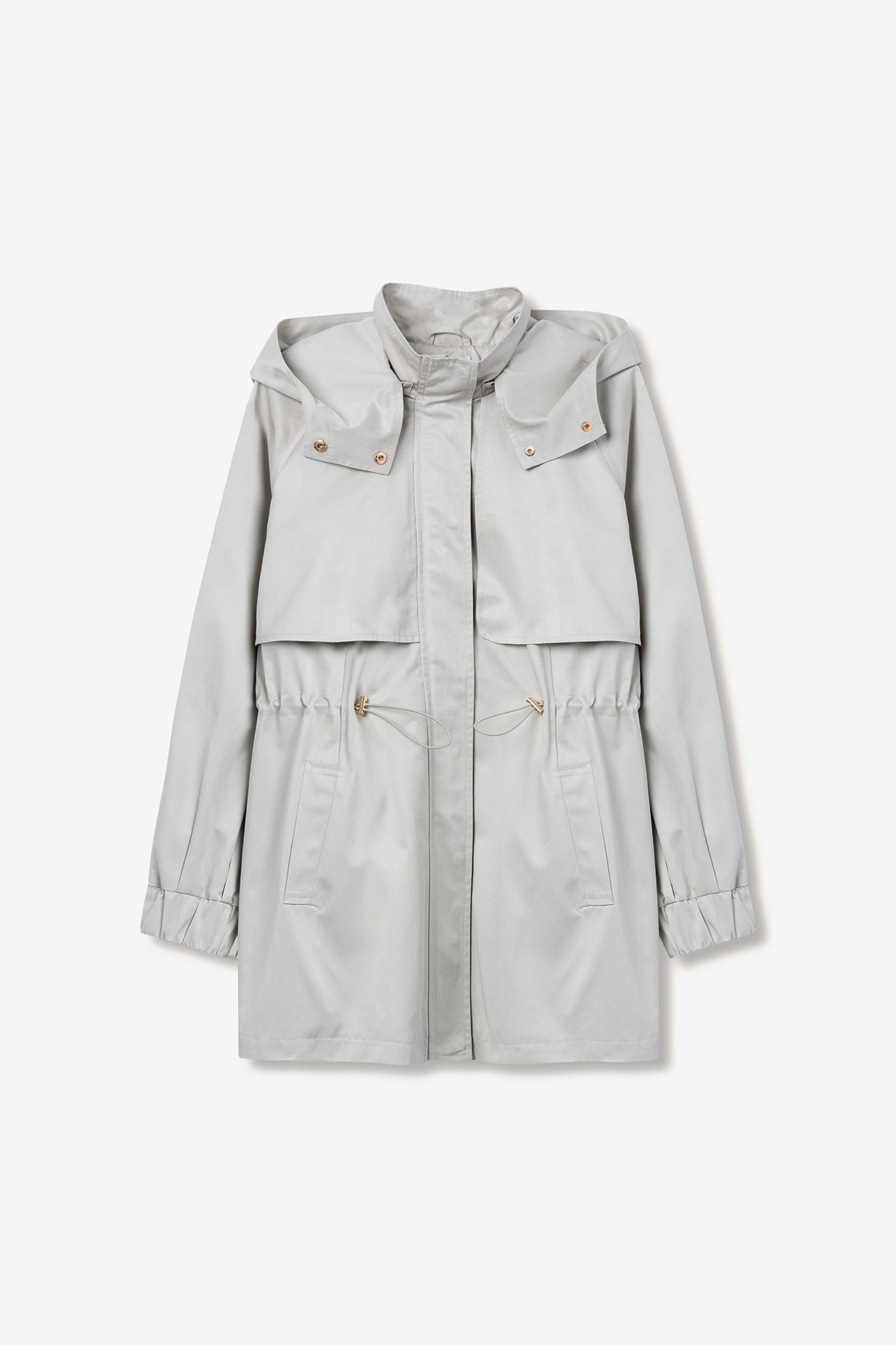 Relaxed Jacket with Removable Hood