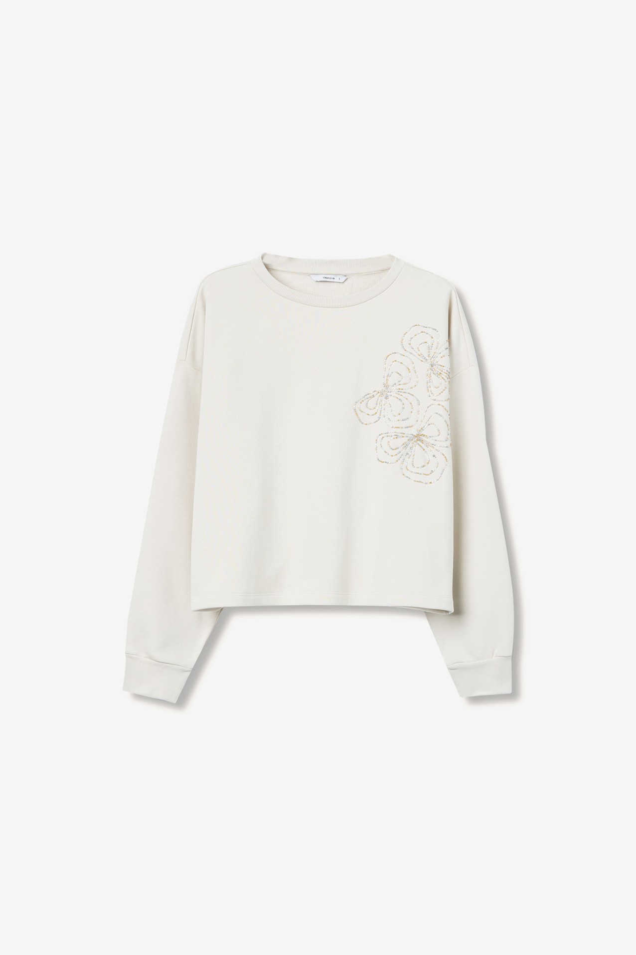 Oversized Sweatshirt with Beads