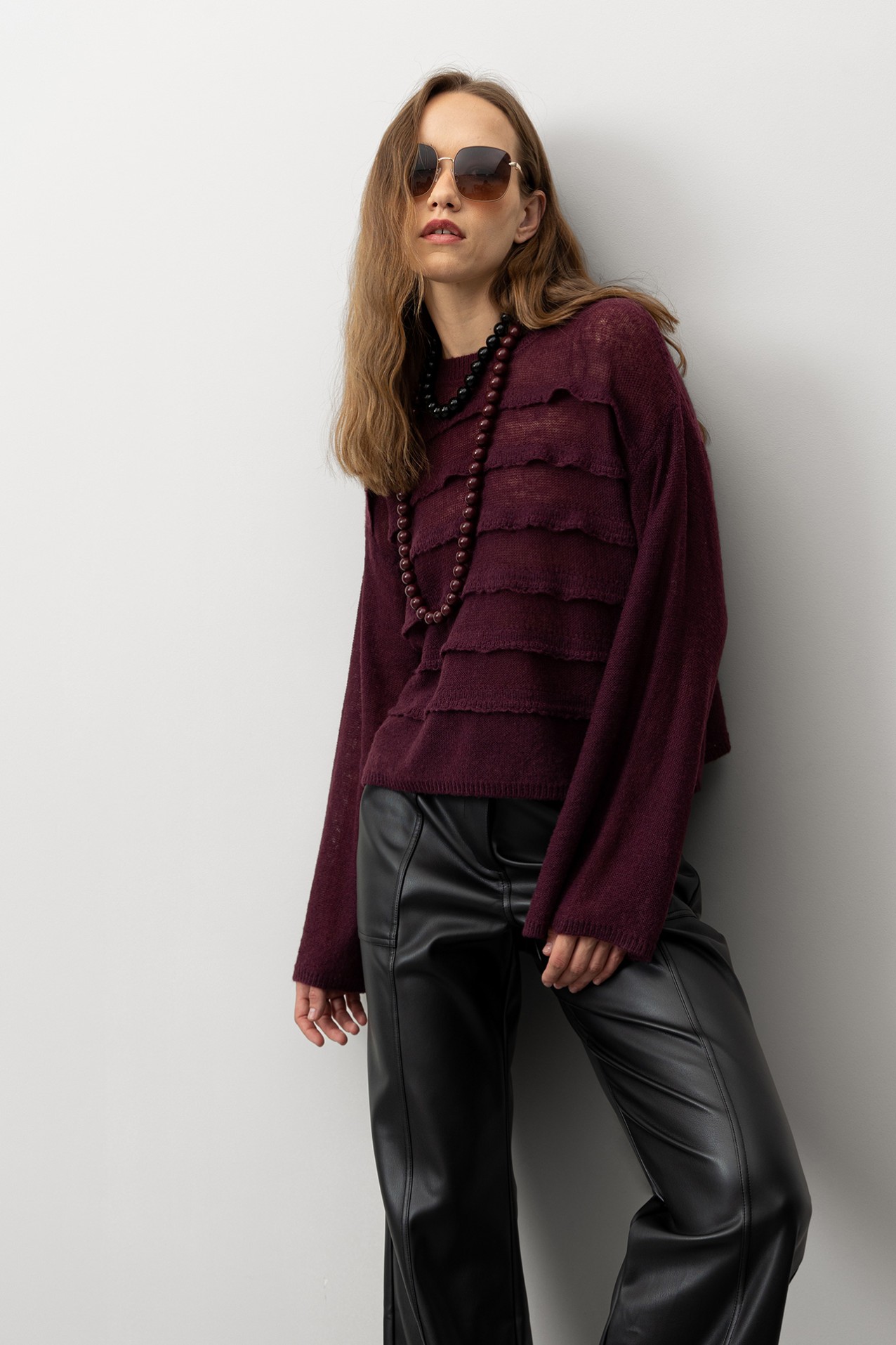 Relaxed Fine Knit Sweater