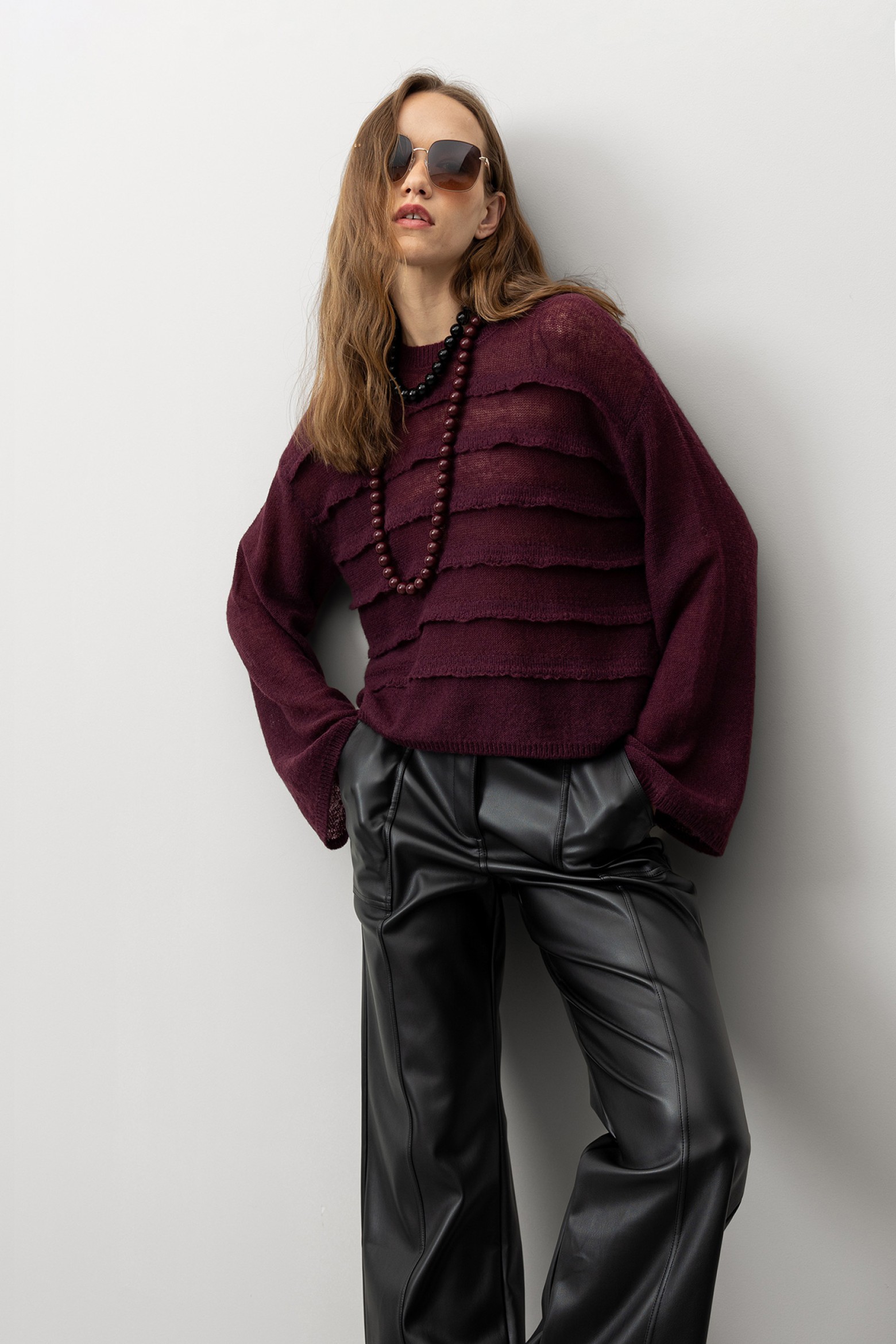 Relaxed Fine Knit Sweater