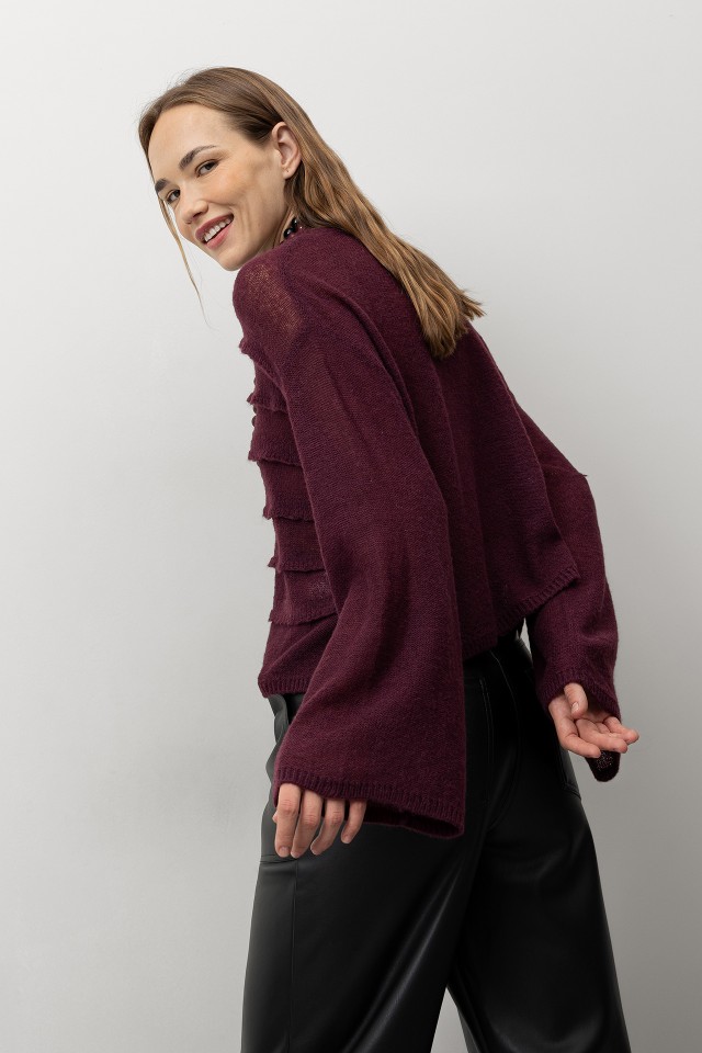 Camisola Relaxed de Malha Fina Camisola Relaxed de Malha Fina