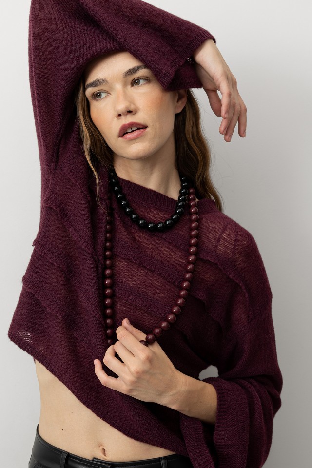 Camisola Relaxed de Malha Fina Camisola Relaxed de Malha Fina