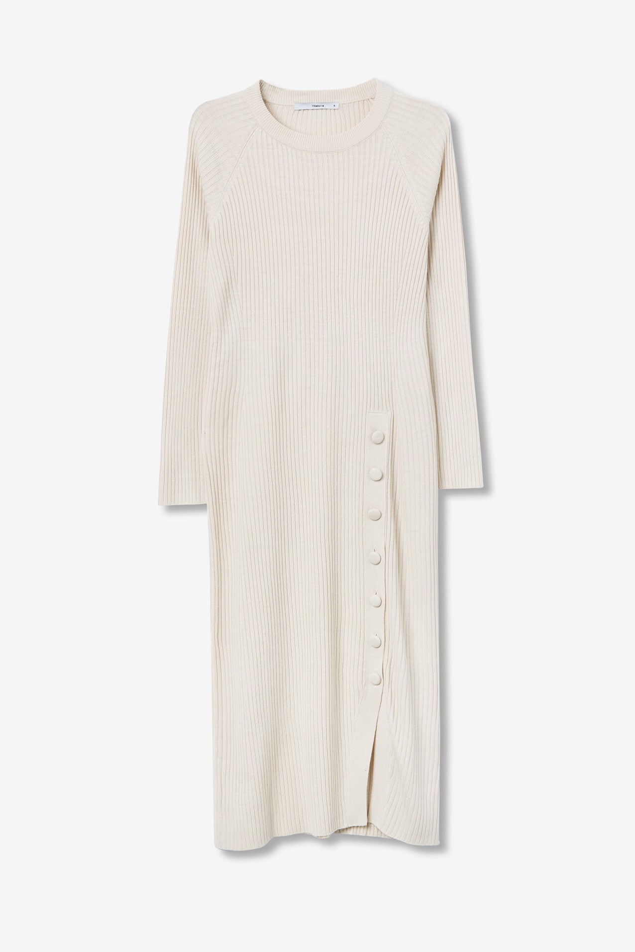 Slim Fit Dress with Slit