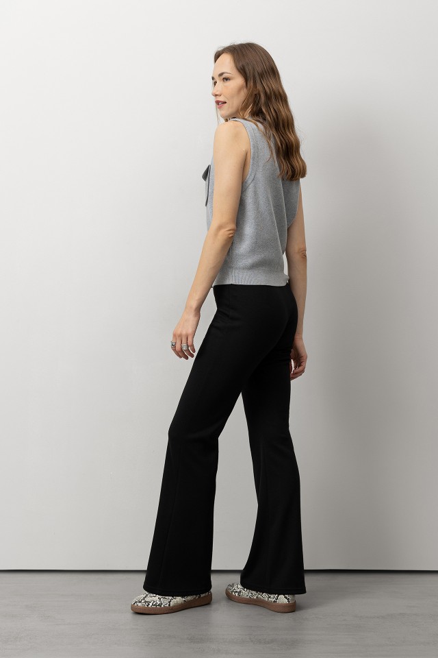 Knit Flared Trousers Knit Flared Trousers