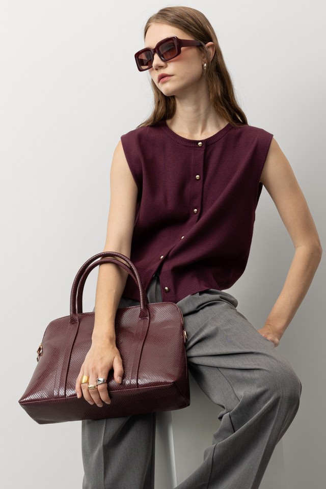 Bolso rojo elegante