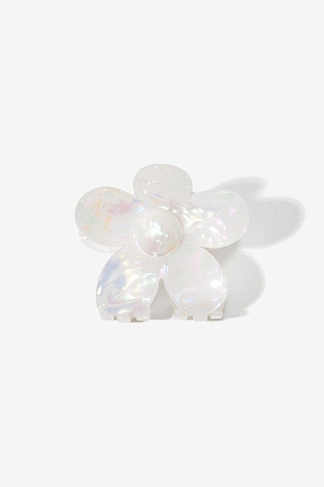Iridescent Floral Hair Clip