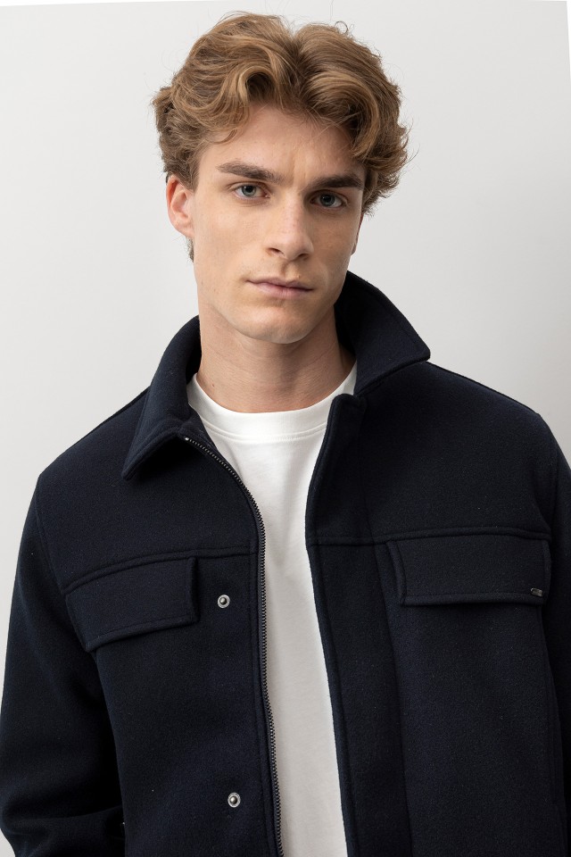 Navy Short Jacket