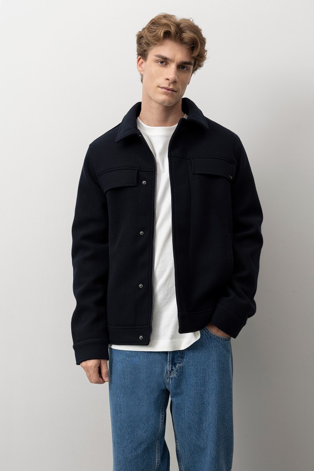 Navy Short Jacket Navy Short Jacket