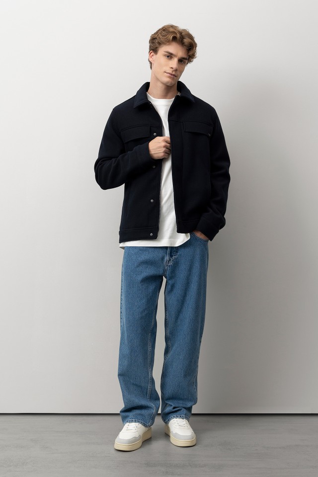 Navy Short Jacket Navy Short Jacket