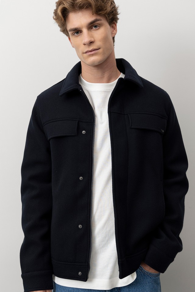 Navy Short Jacket Navy Short Jacket