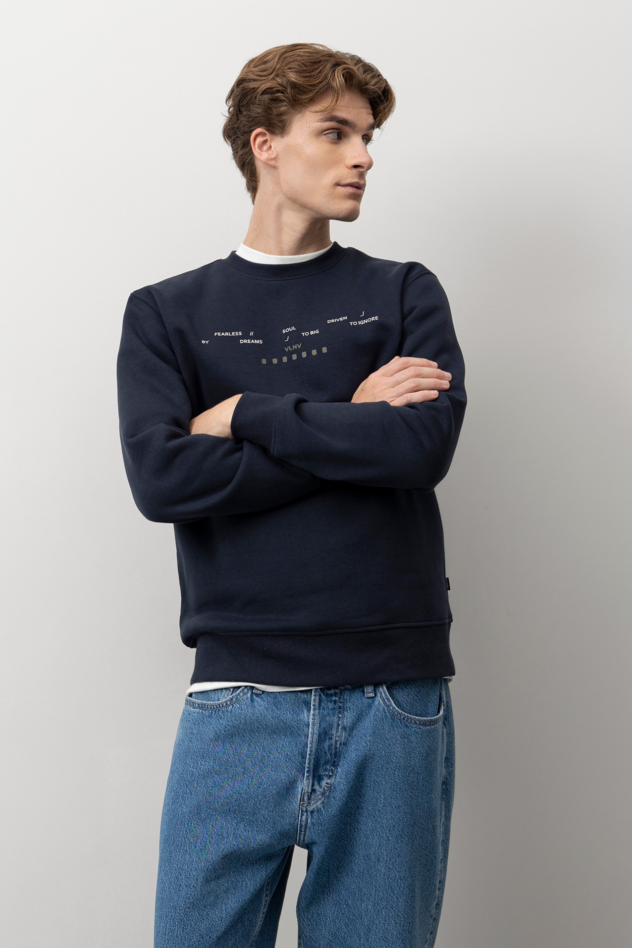 Sweat Azul Regular Fit