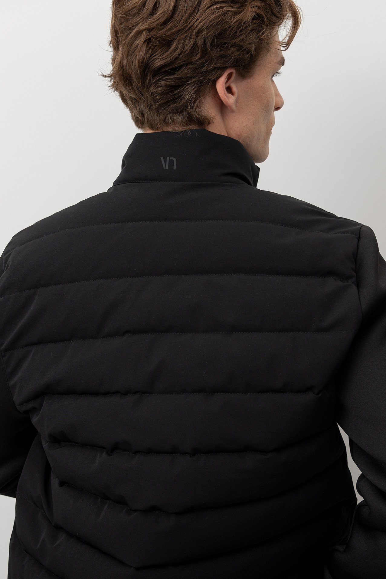 Casaco Preto Acolchoado