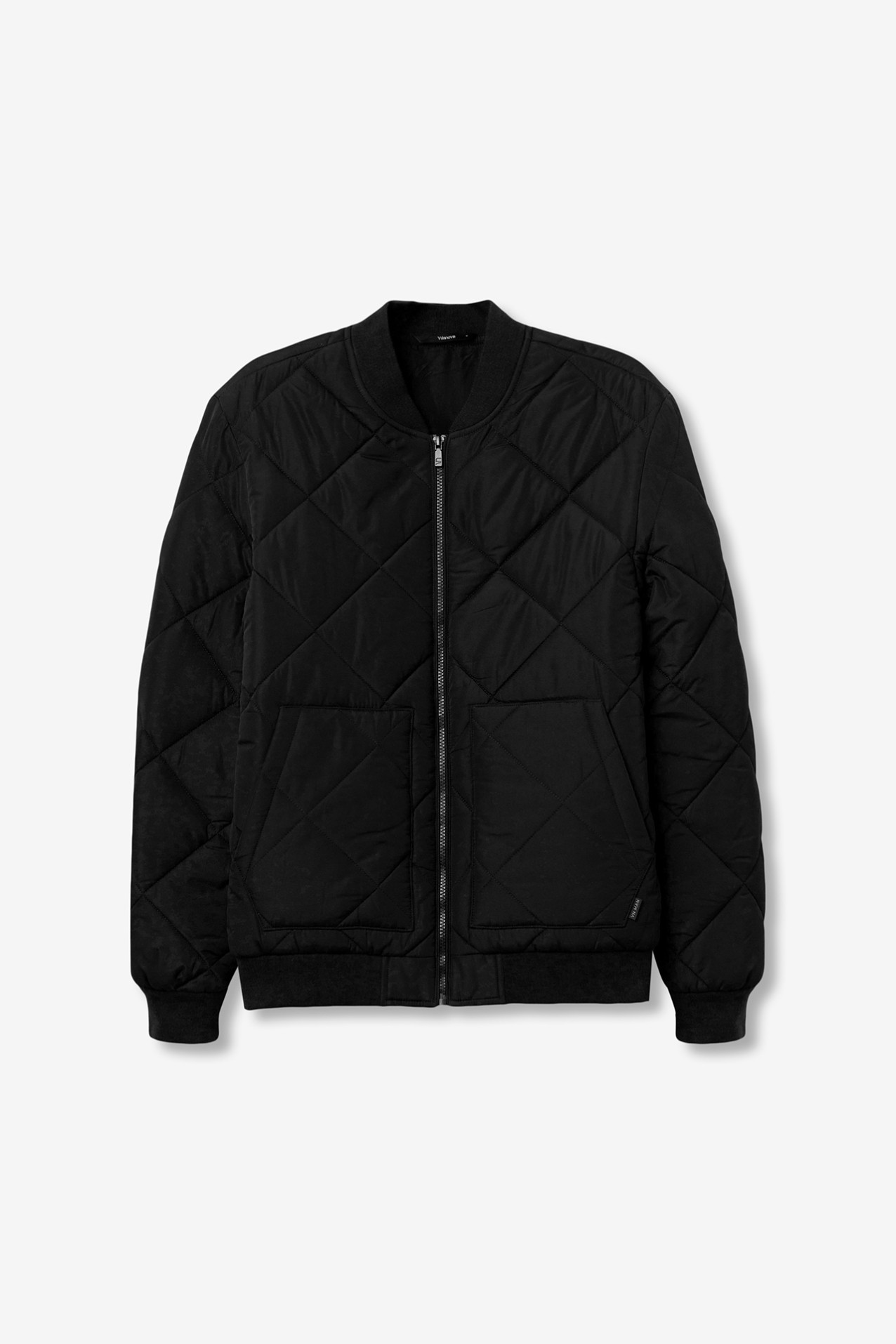 Casaco Preto Acolchoado