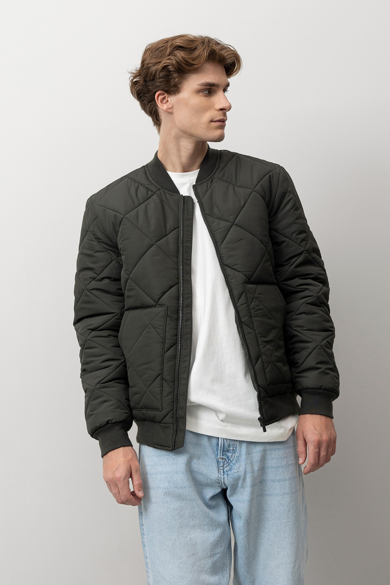 Casaco Verde Acolchoado