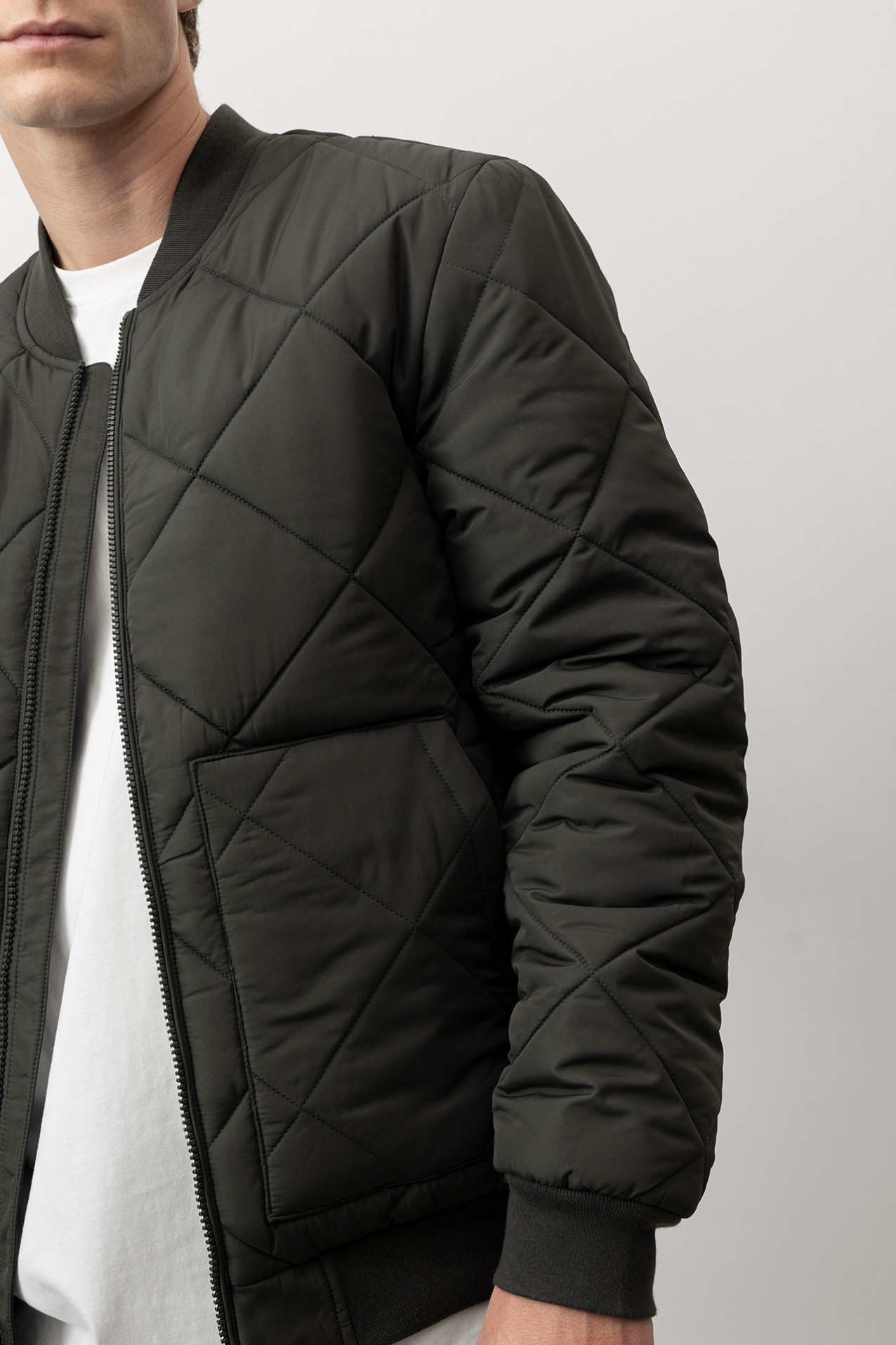 Casaco Verde Acolchoado