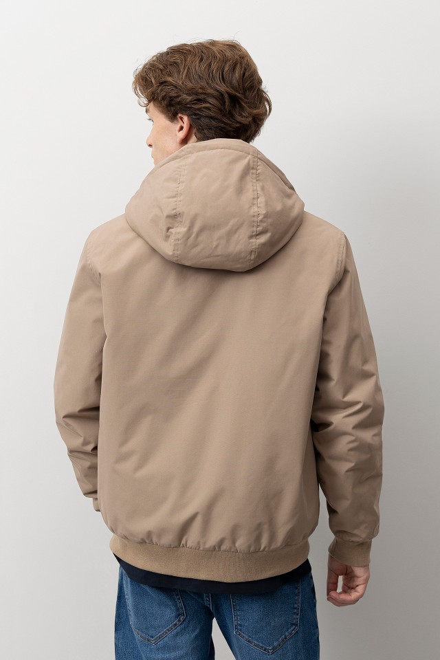 Casaco Castanho com Capuz Casaco Castanho com Capuz