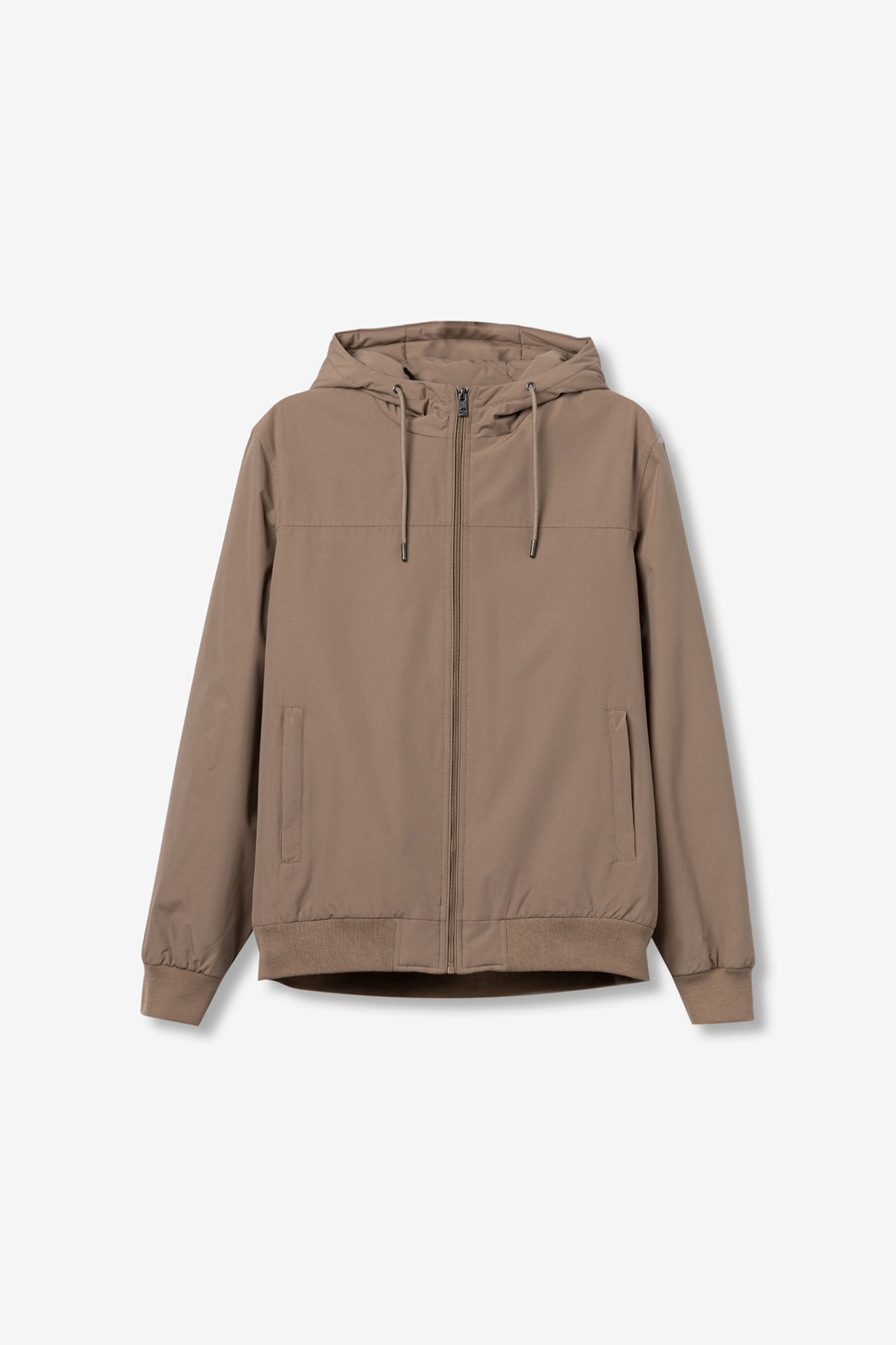 Casaco Castanho com Capuz