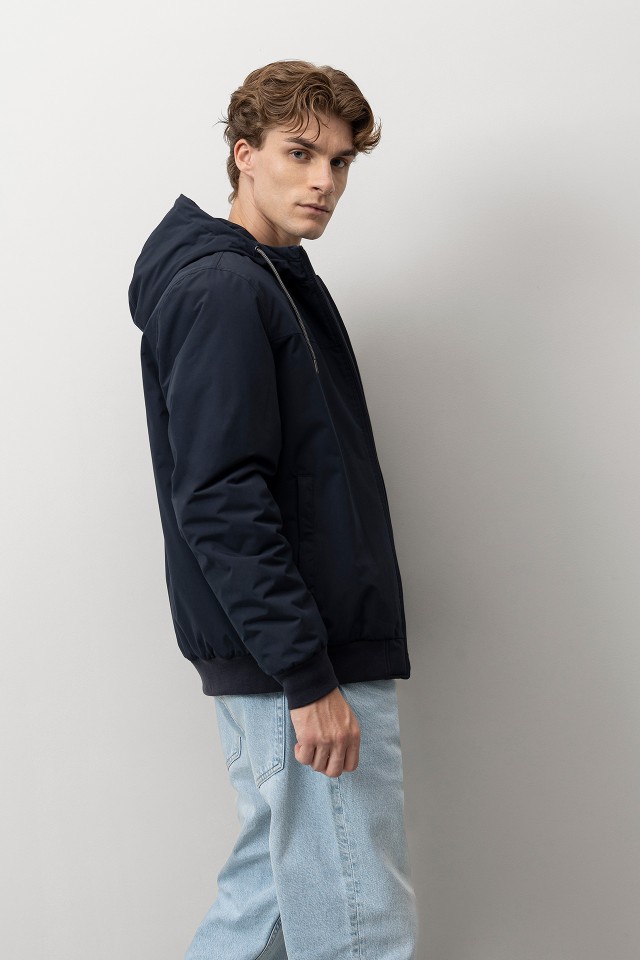 Casaco Azul Marinho Regular Casaco Azul Marinho Regular