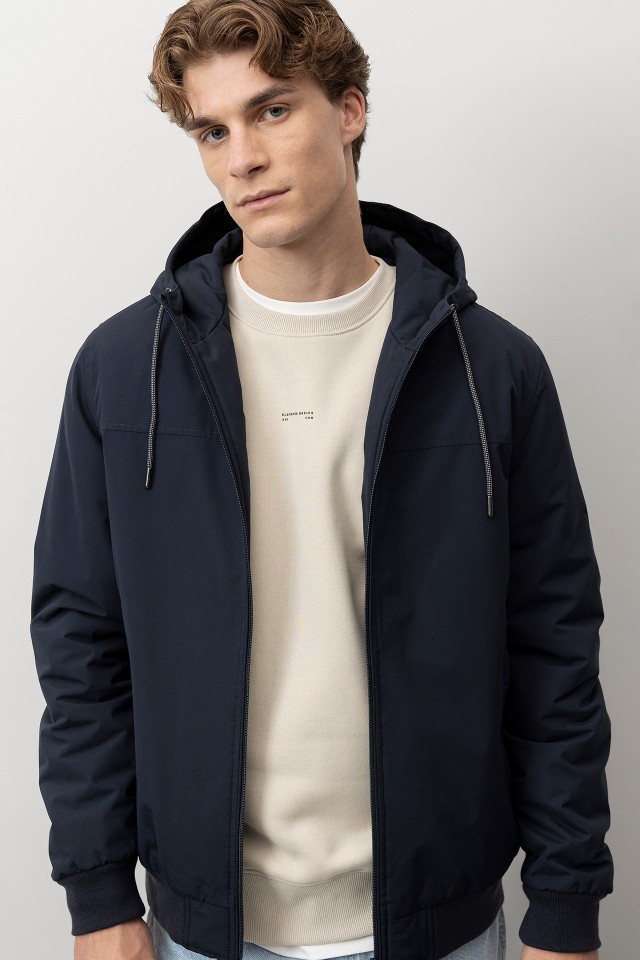 Dark Navy Short Jacket