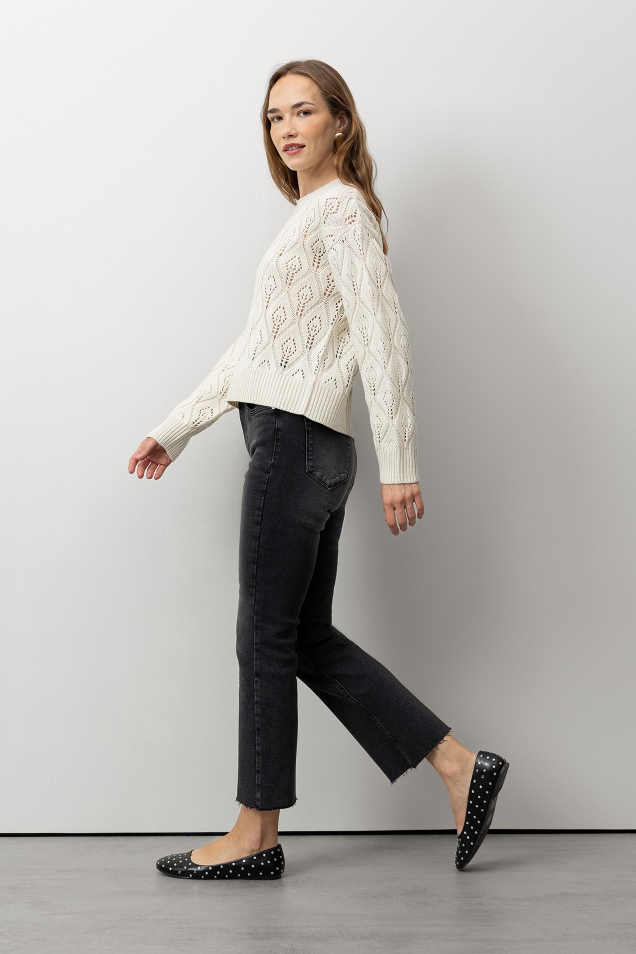 Paris Cropped Flare Jeans