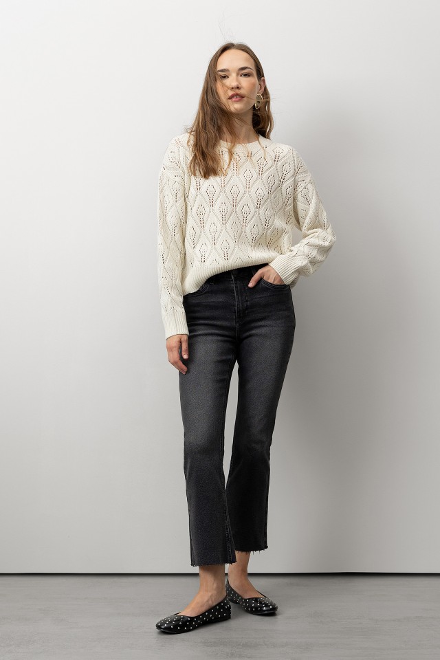 Paris Cropped Flare Jeans