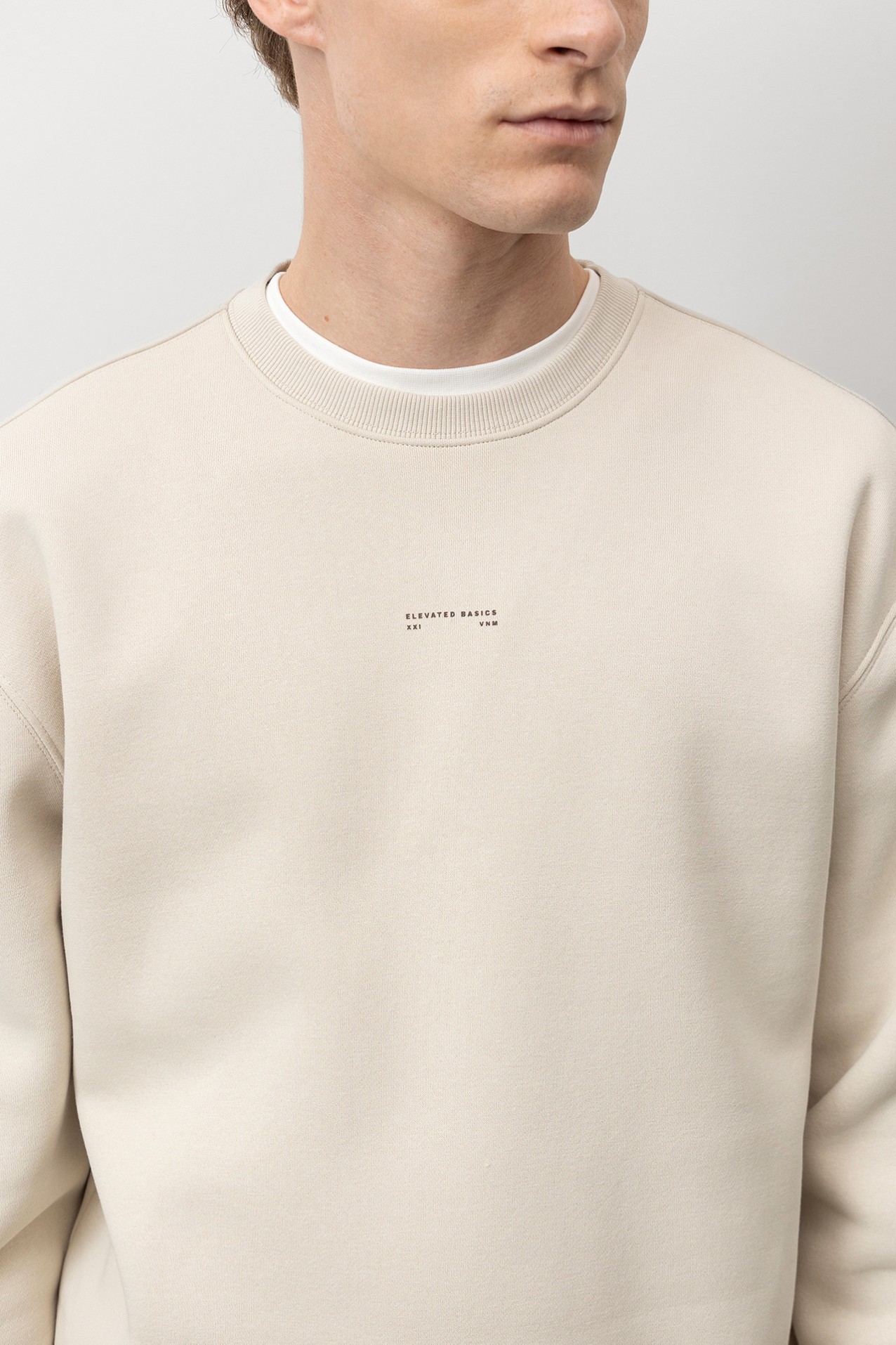 Beige Relaxed Sweatshirt