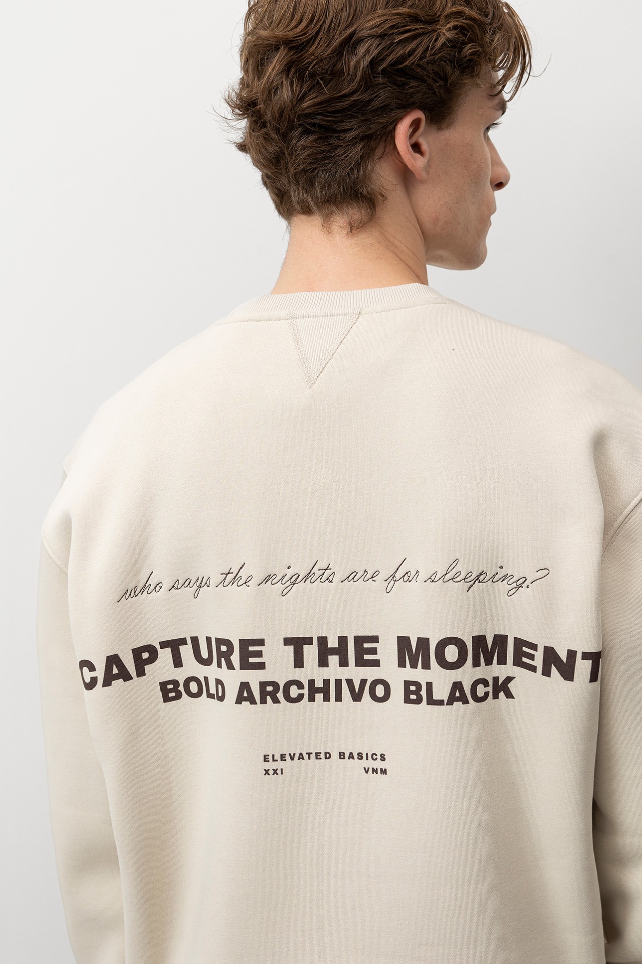 Beige Relaxed Sweatshirt