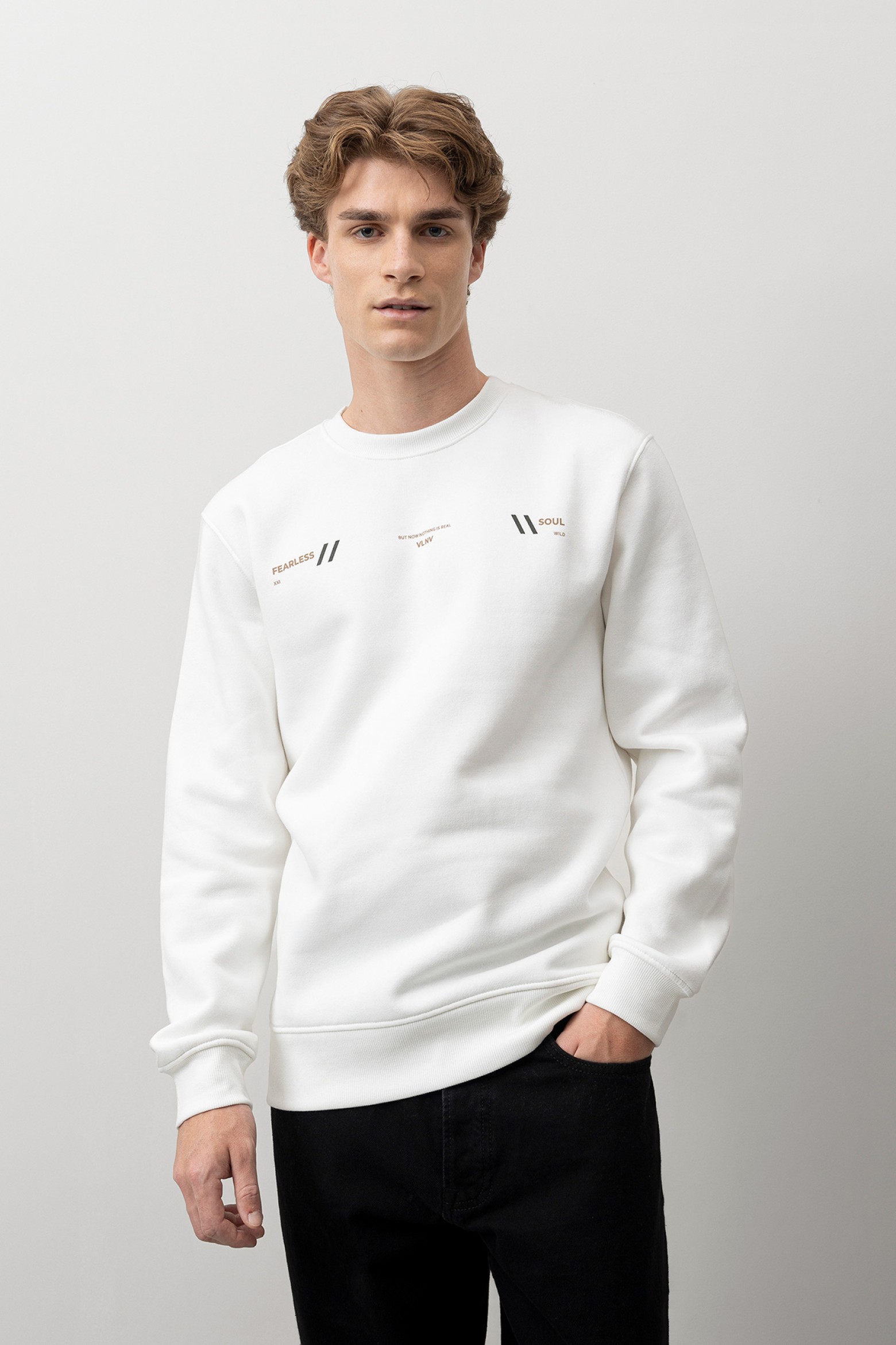 Minimalist White Sweatshirt