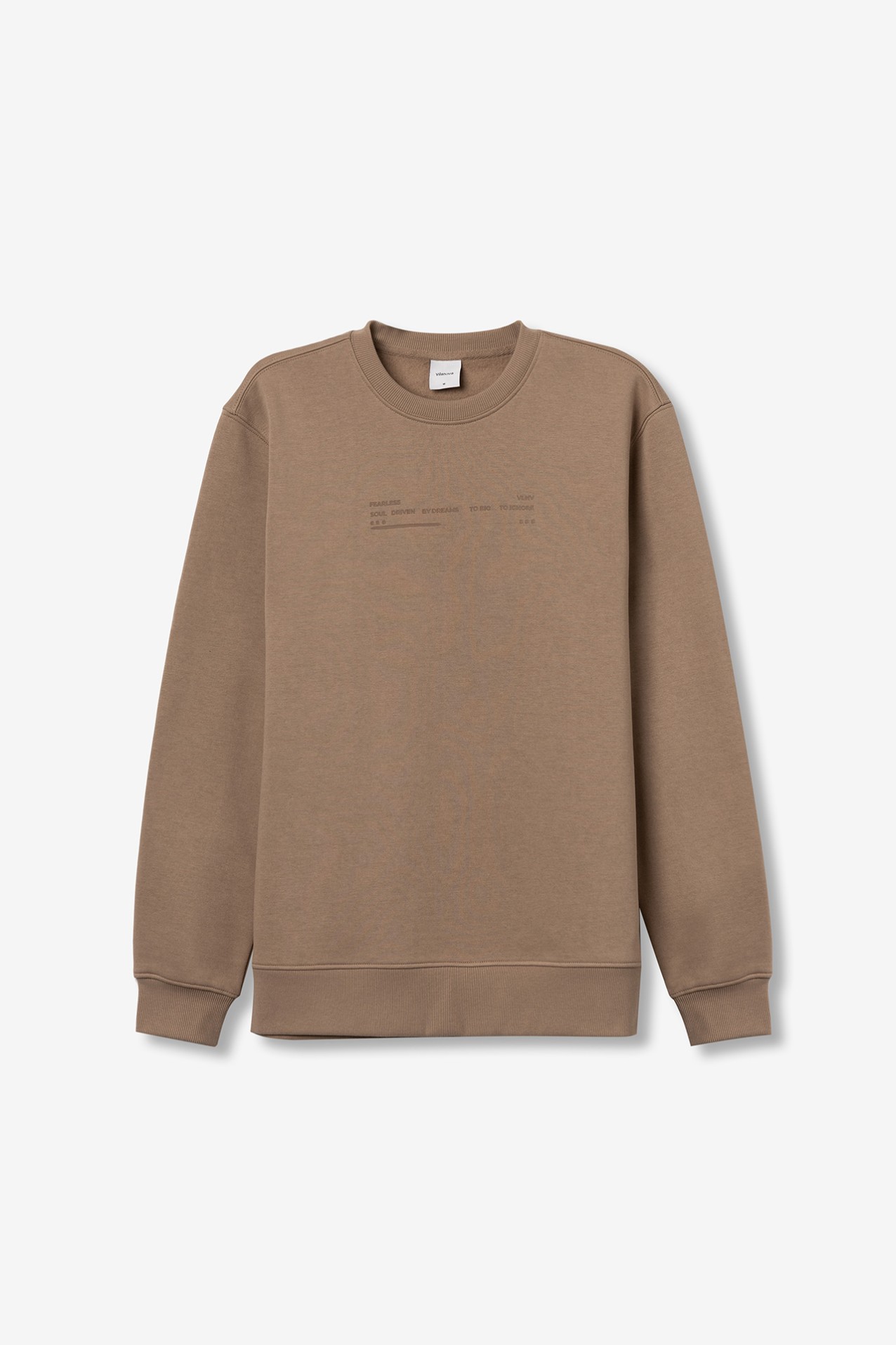 Sudadera marrn casual